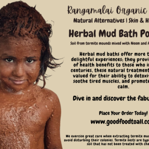 Natural Herbal Mud Bath Powder | Termite Soil