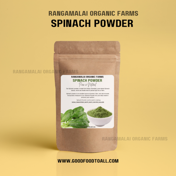 100% Pure & Natural Spinach Powder | Palak Keerai Powder